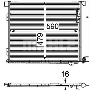 CONDENSOR MAHLE TGL + TGM